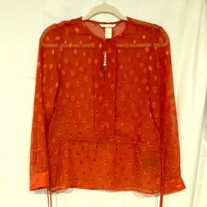 H&M orange Blouse
